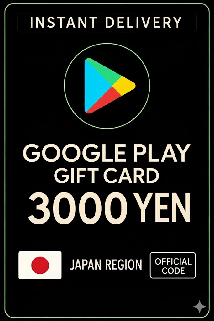 Google Play Gift Card - Japan YEN 3000