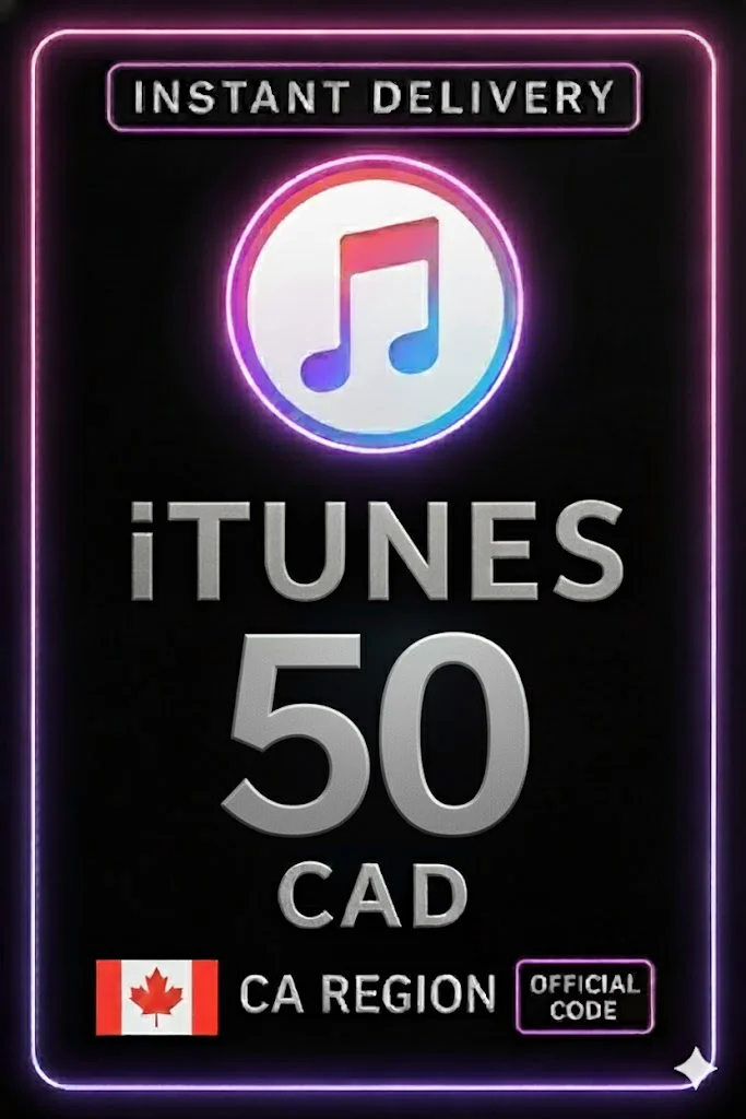 ئای تیونز Gift Card 50 CAD CA · iTunes