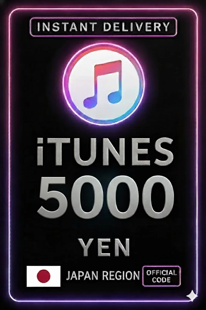 آي تيونز Gift Card 5000 Yen JP · iTunes