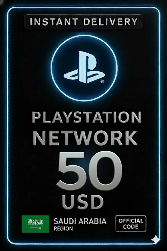پلەیستەیشن Card 50 USD KSA - Saudi Arabia · PlayStation
