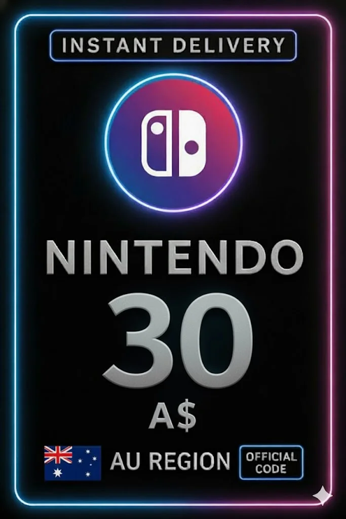 نينتندو إي شوب Prepaid Card A$30 · Nintendo eShop