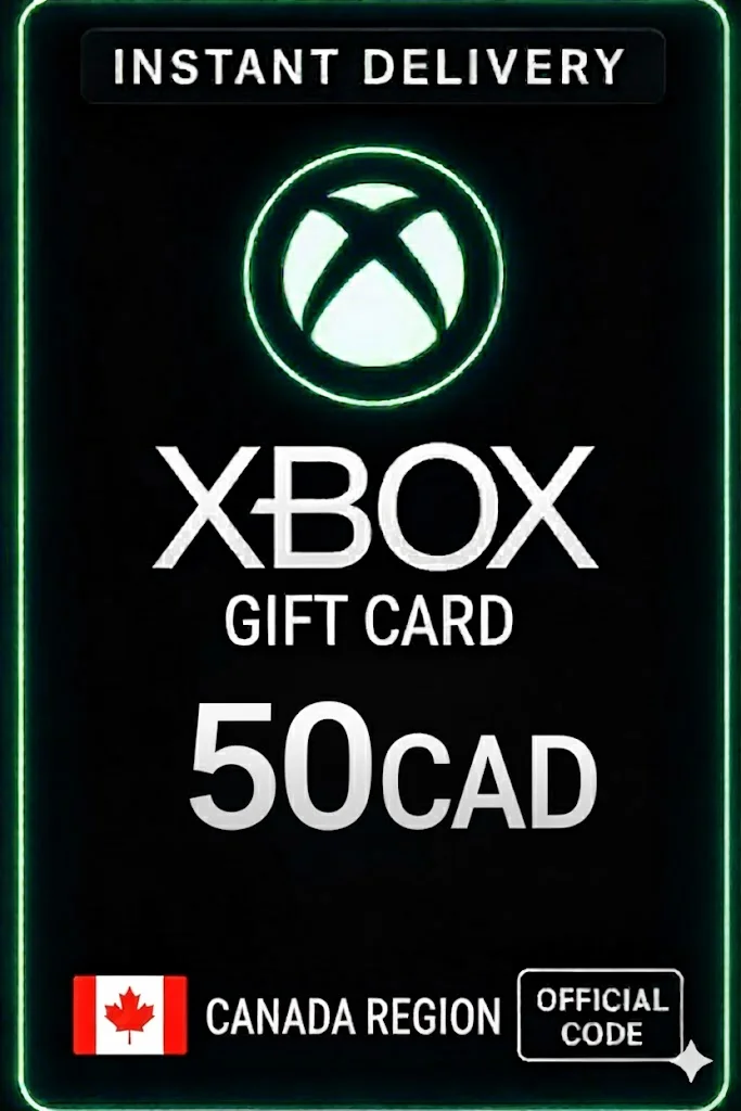إكس بوكس Gift Card 50 CAD · Xbox