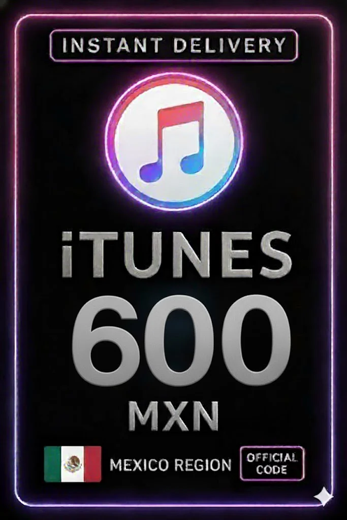 ئای تیونز Gift Card 600 MXN · iTunes