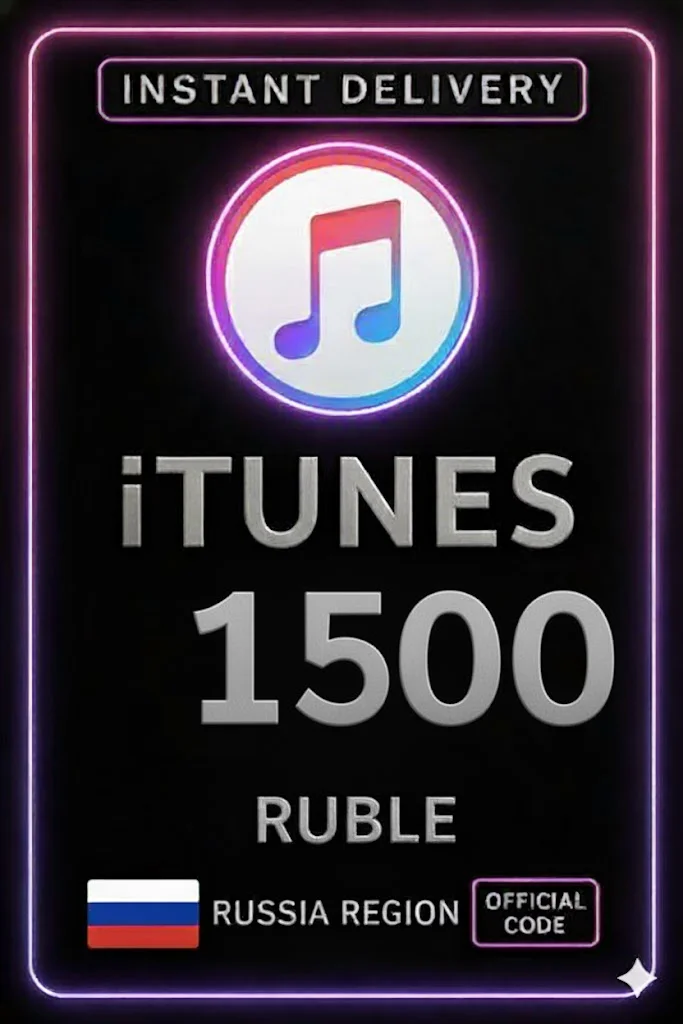 iTunes Gift Card 1500 Rubles