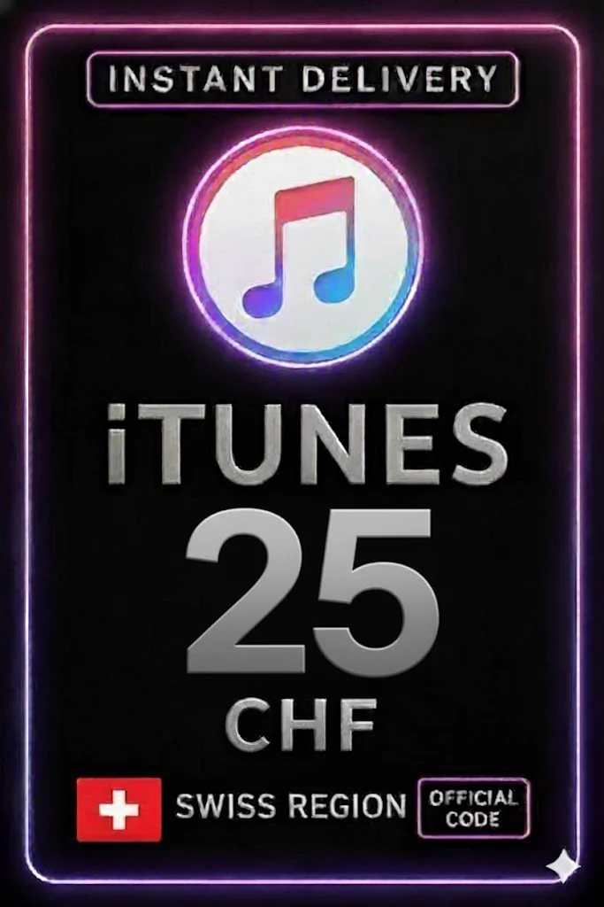 ئای تیونز Gift Card 25 CHF CH · iTunes