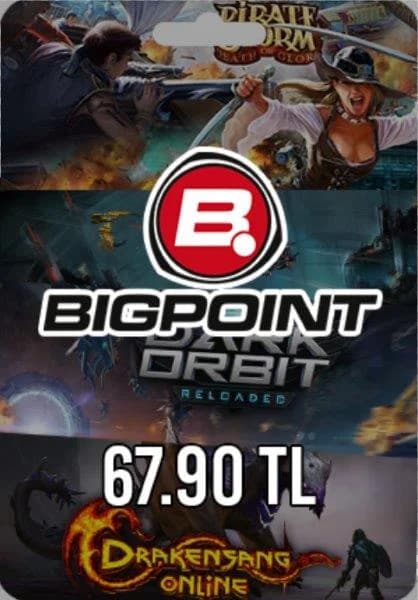 Bigpoint 67.90 TL lik Kupon