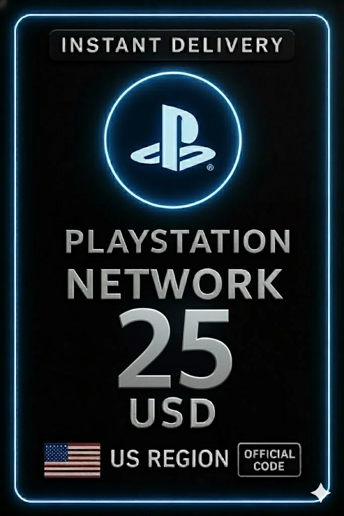 پلەیستەیشن PSN Card 25$ · PlayStation