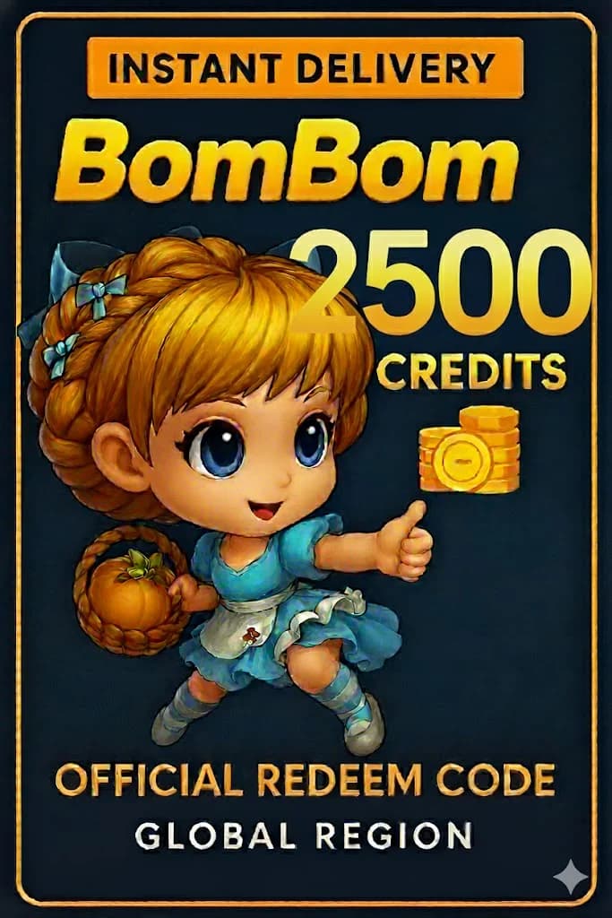 بوم بوم 2500 Credits · BomBom