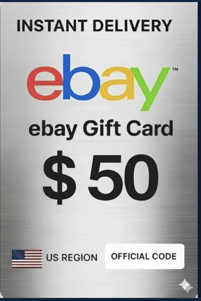 إي باي Gift Card US $50 · eBay