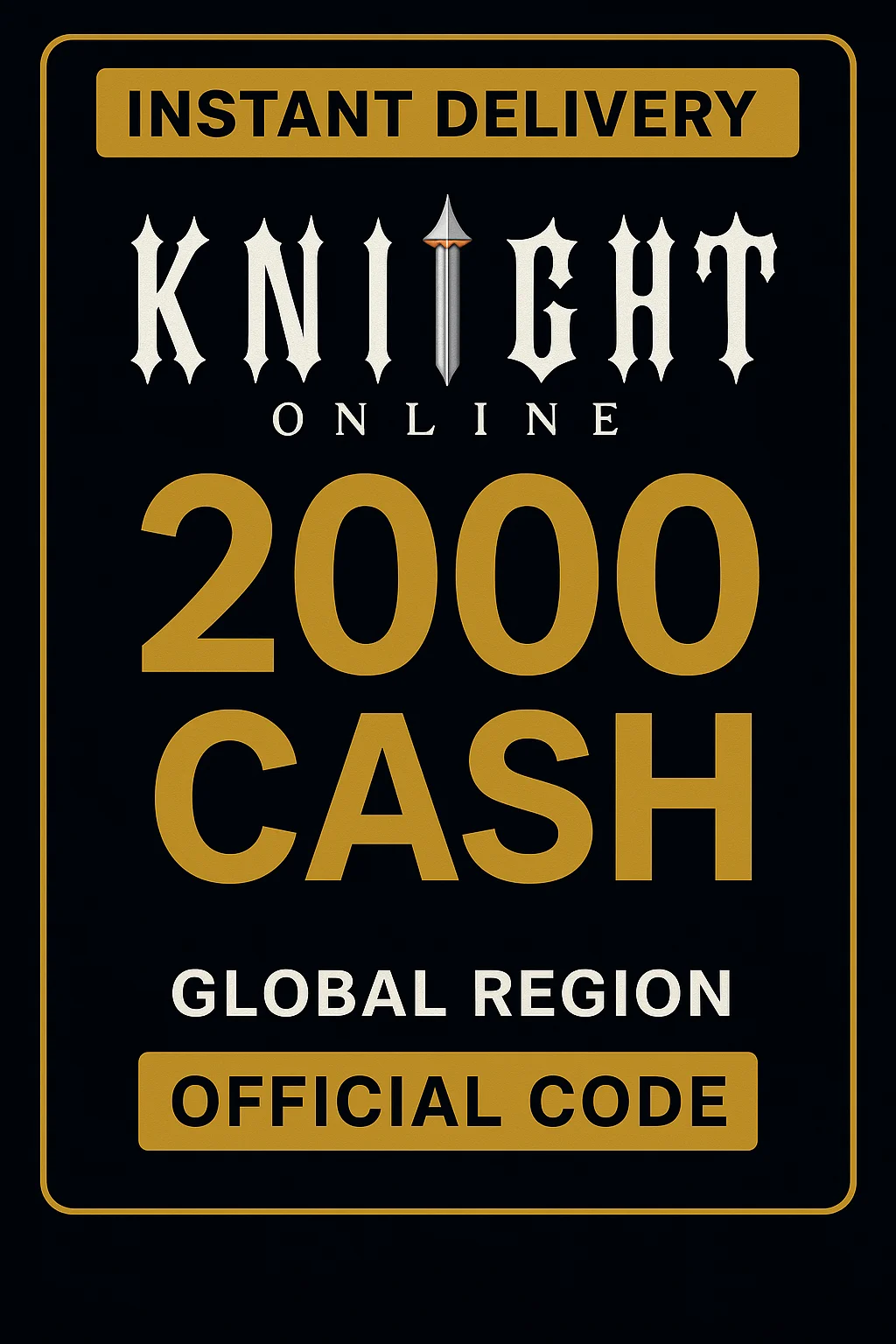 نایت ئۆنلاین 2000 Cash · Knight Online