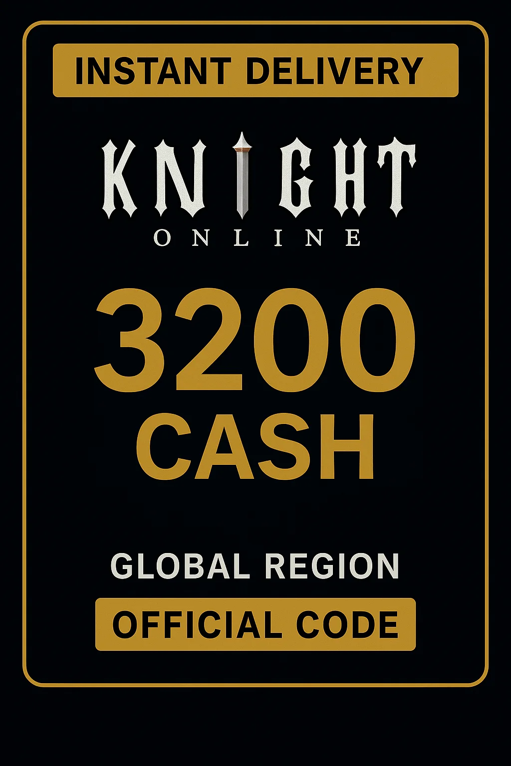 نايت أونلاين 3200 Cash · Knight Online