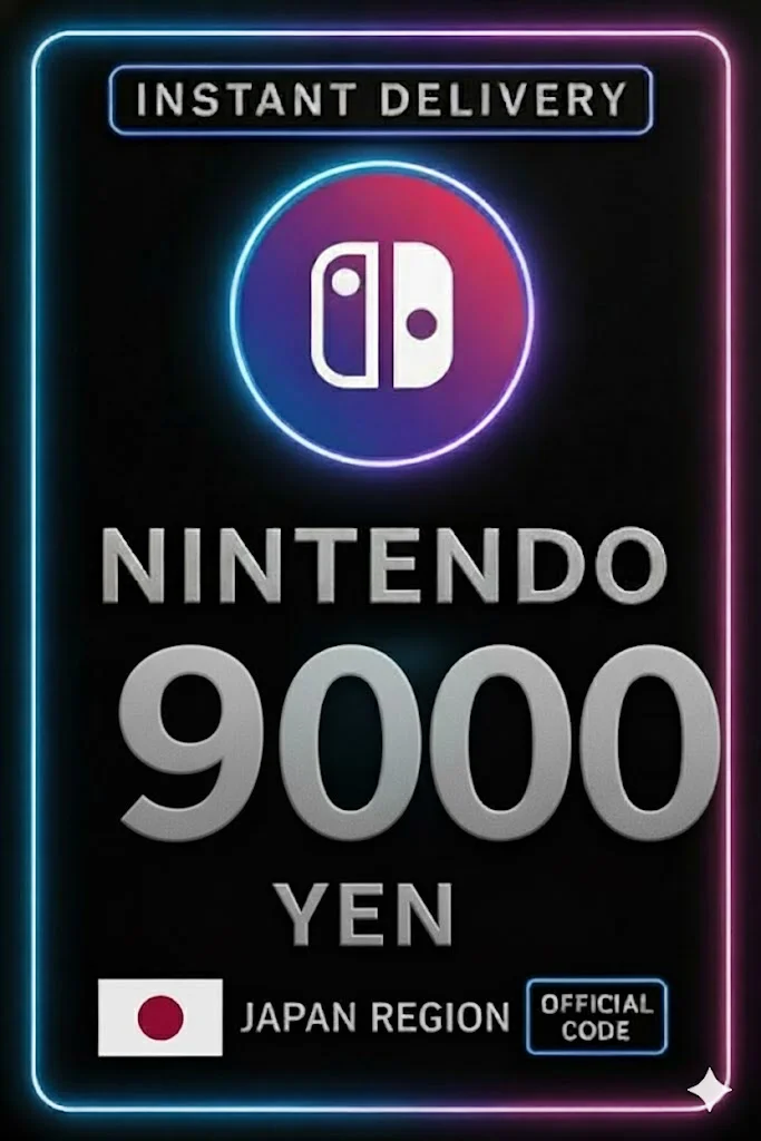 Nintendo eShop Card 9000 Yen