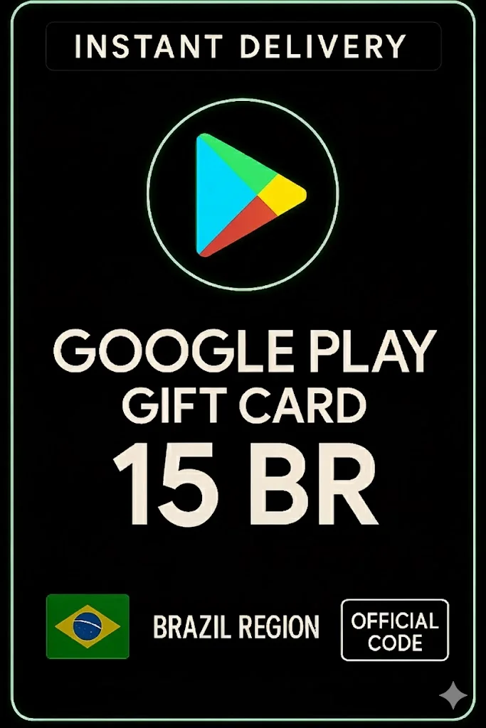جوجل بلاي Gift Card - Brasil BR 15 · Google Play