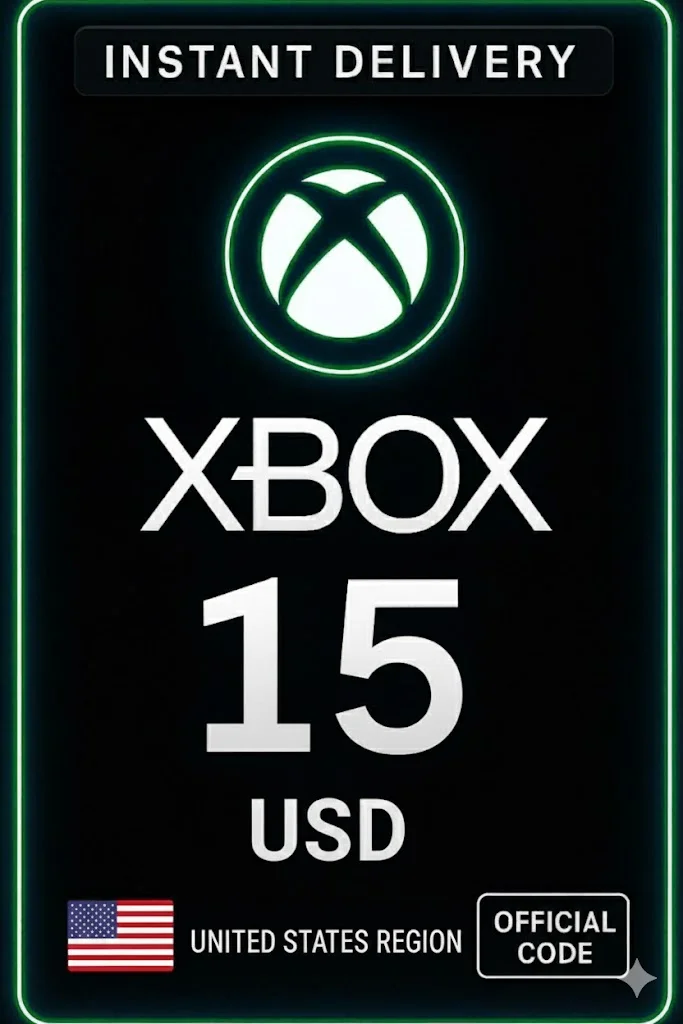 ئێکس باکس Gift Card 15 Usd Wallet · Xbox