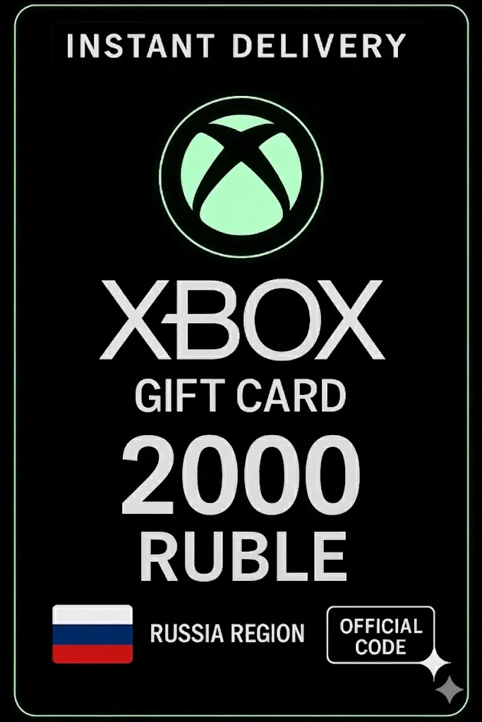 إكس بوكس Gift Card 2000 Ruble Wallet · Xbox