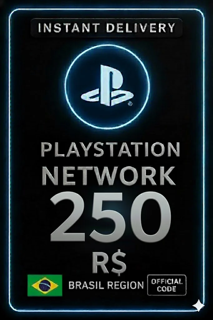 بلايستيشن بي إس إن Card BR - R$250 · PlayStation