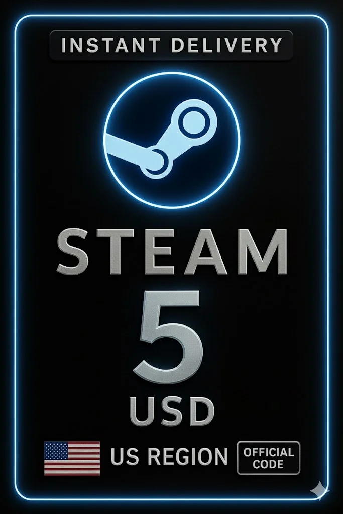 ستيم Card 5 USD · Steam