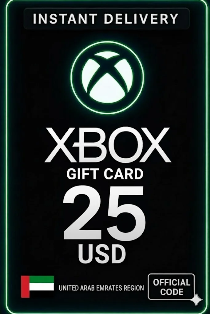 إكس بوكس Gift Card Arab Emirates - 25$ - 99 AED · Xbox