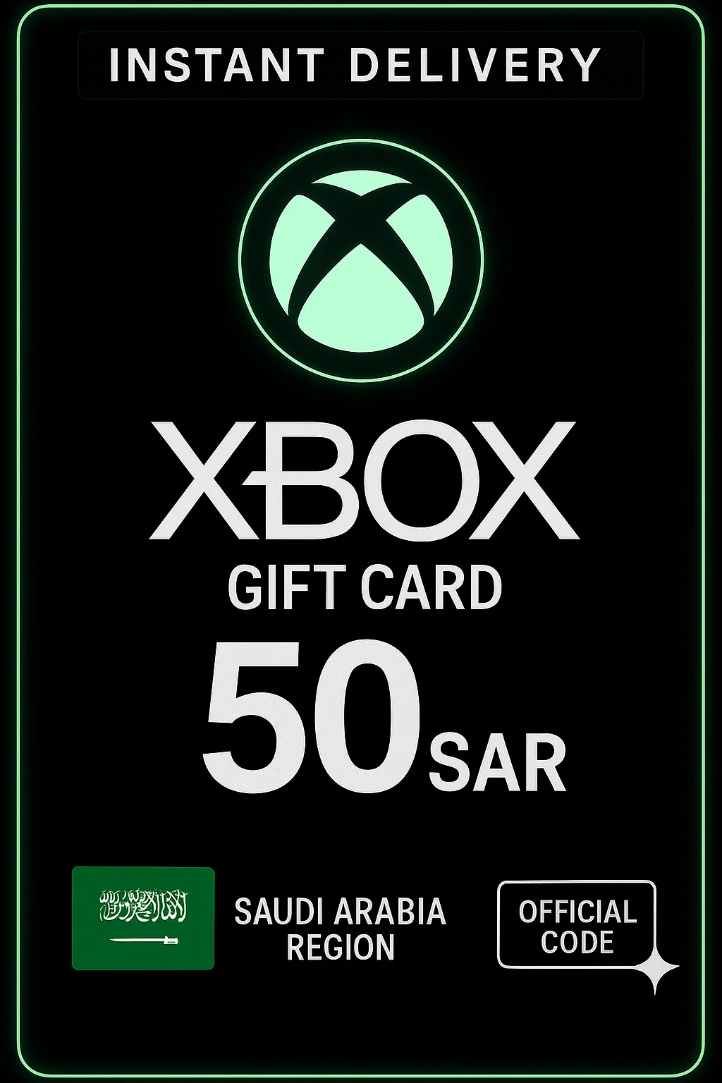 إكس بوكس Gift Card Saudi Arabia - 50SAR · Xbox