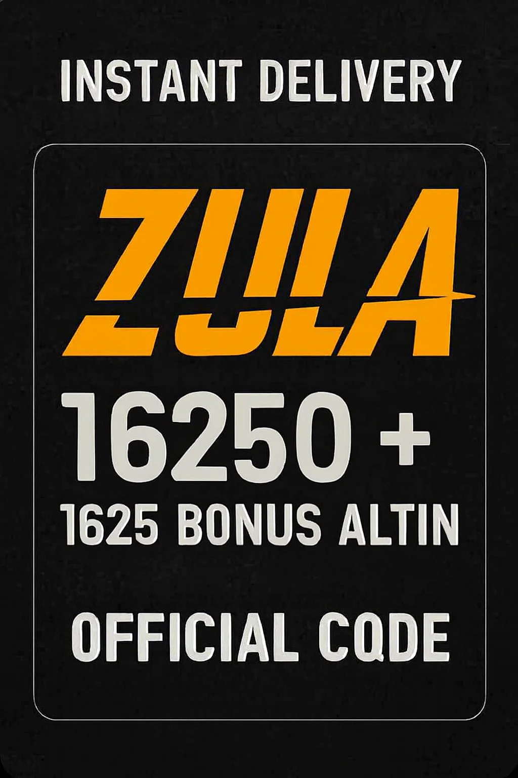 Zula 16250 + 1625 Bonus Altın