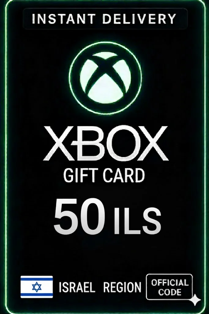 XBOX Live Card Israel - 50 ILS