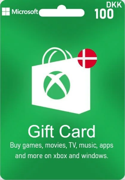 ئێکس باکس Card Denmark - 100 DKK · Xbox