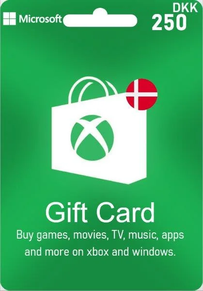 إكس بوكس Card Denmark - 250 DKK · Xbox