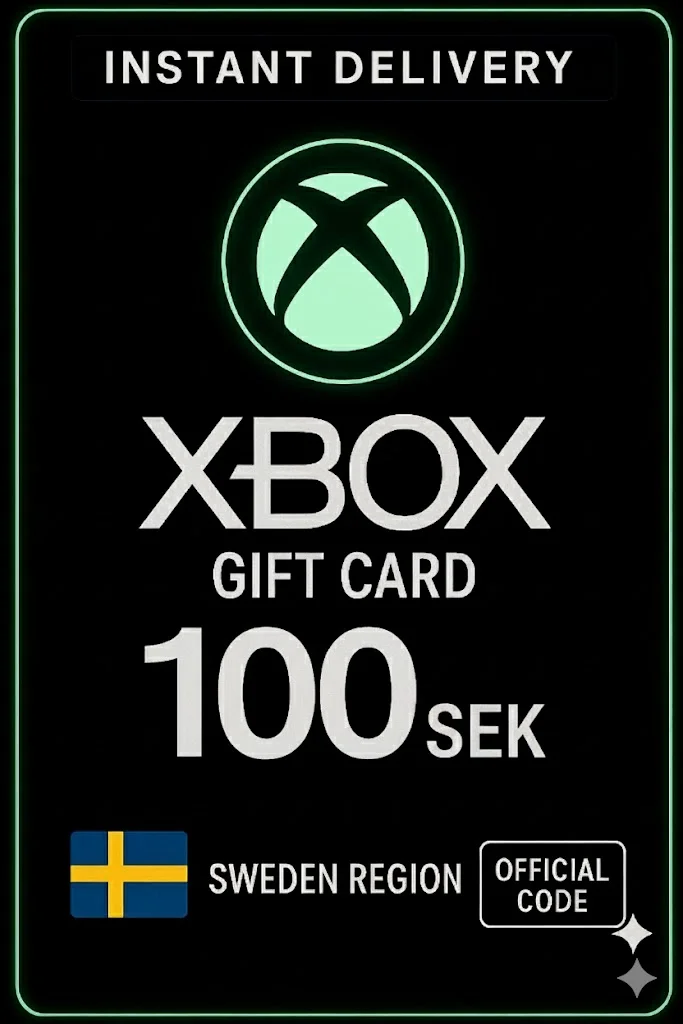 ئێکس باکس Gift Card Sweden - 100 SEK · Xbox