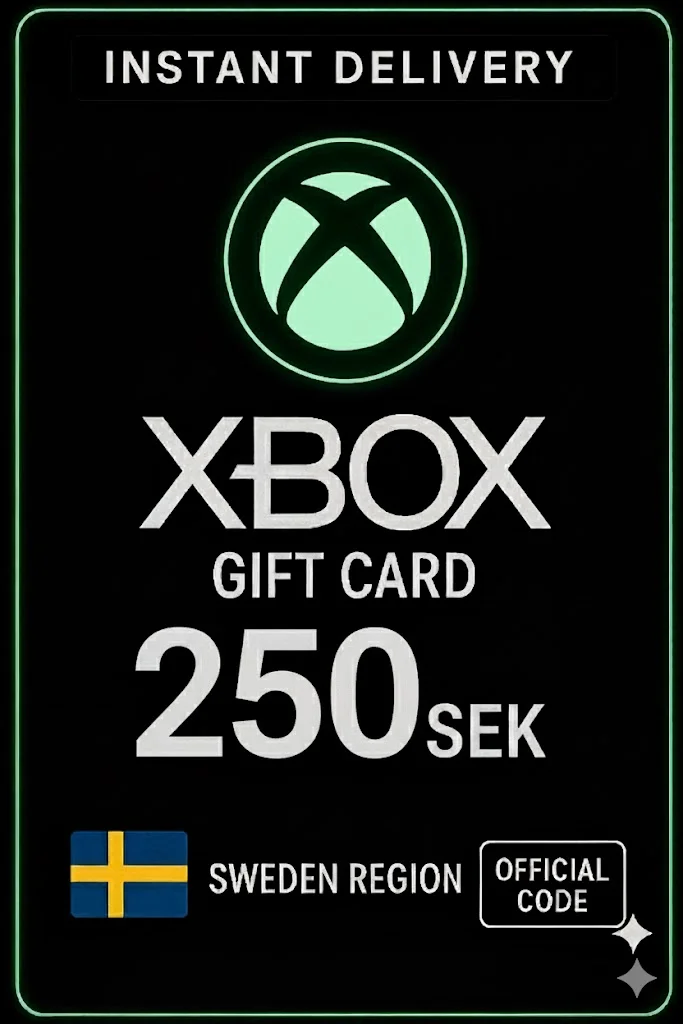 إكس بوكس Gift Card Sweden - 250 SEK · Xbox