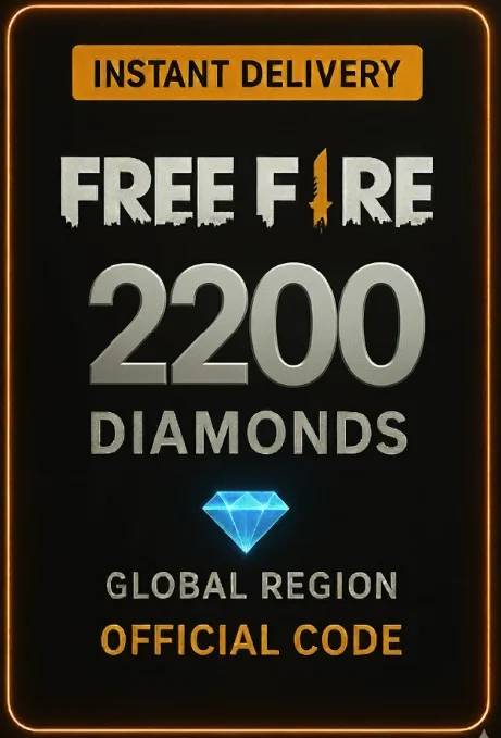 فری فایەر 2200 + 220 Diamonds · Free Fire