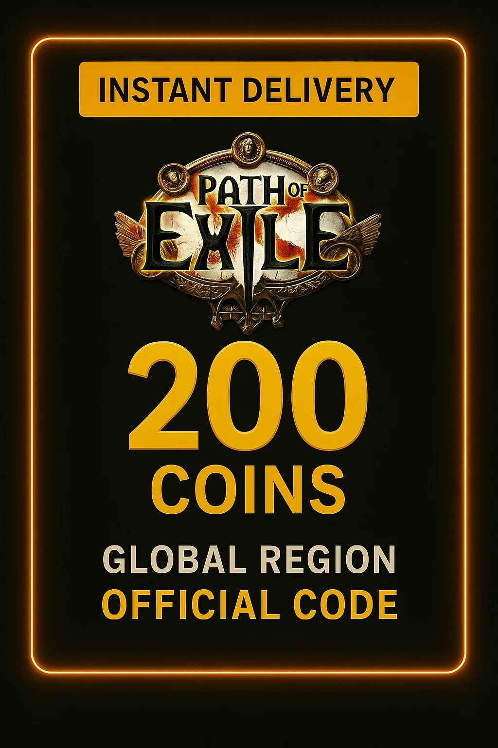 پات ئۆف ئێگزایل 200 Coins · Path of Exile