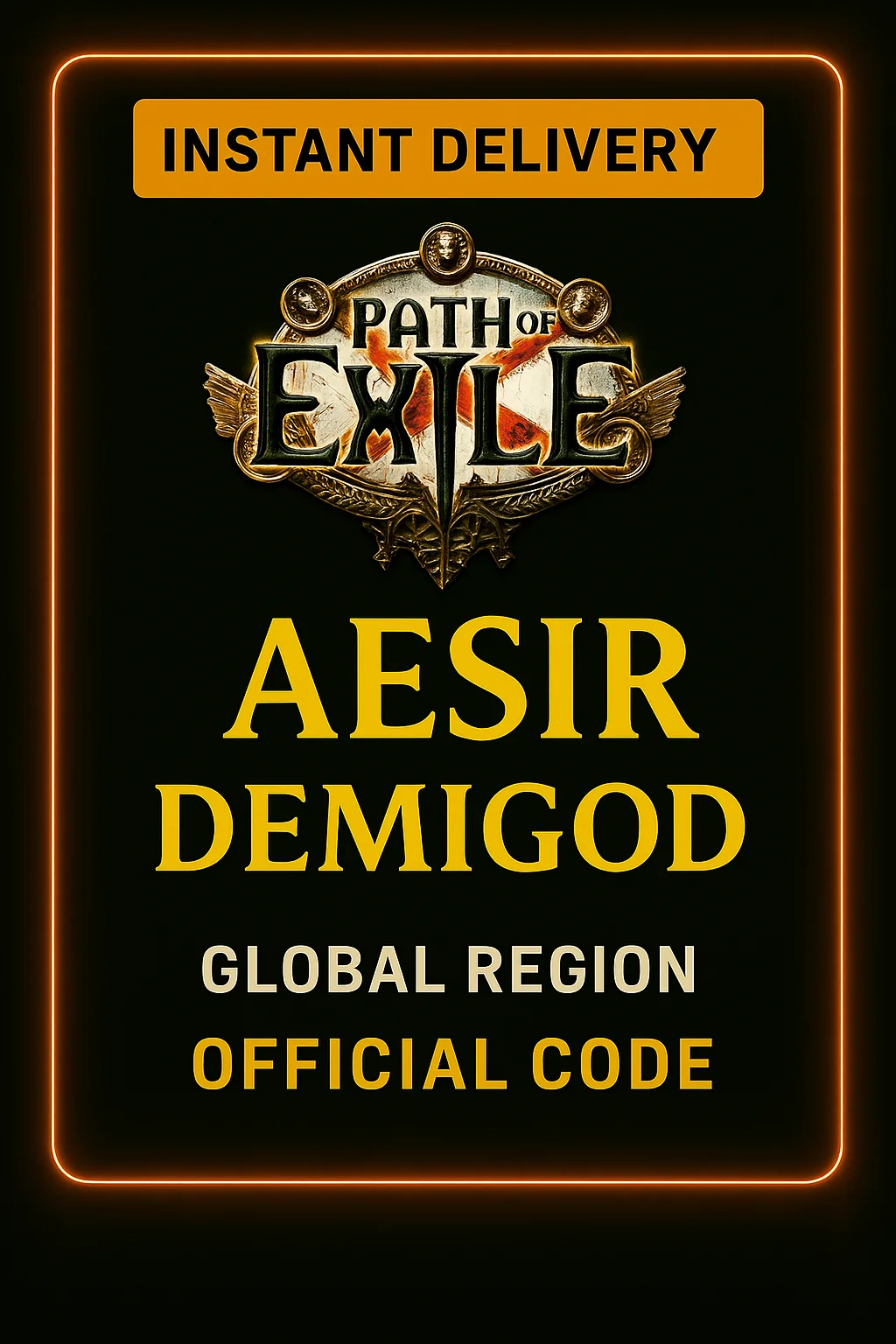باث أوف إكزايل Aesir Demigod Supporter · Path of Exile