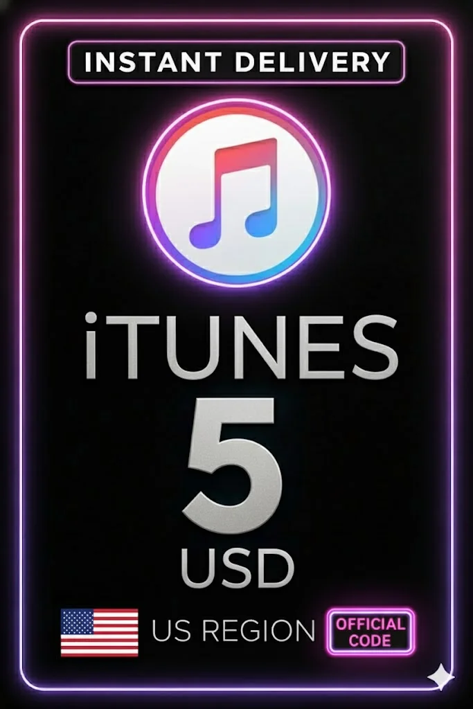 آي تيونز Gift Card - US$ 5 · iTunes