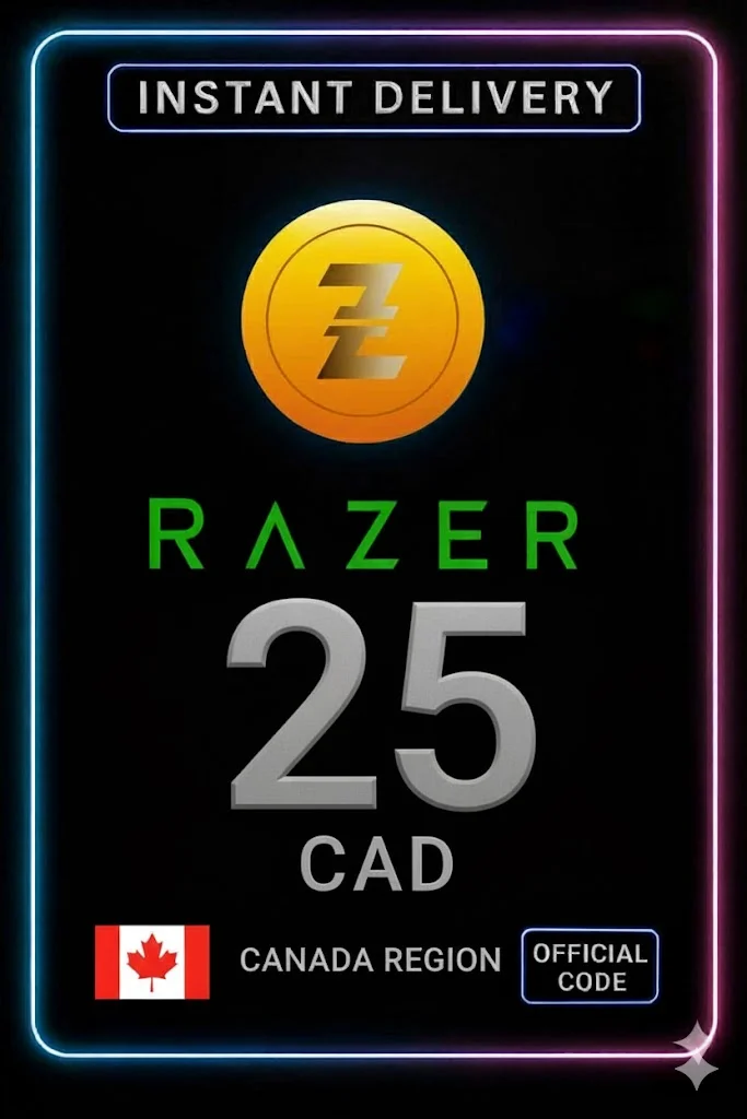 ڕەیزەر گۆڵد Canada 25CAD · Razer Gold