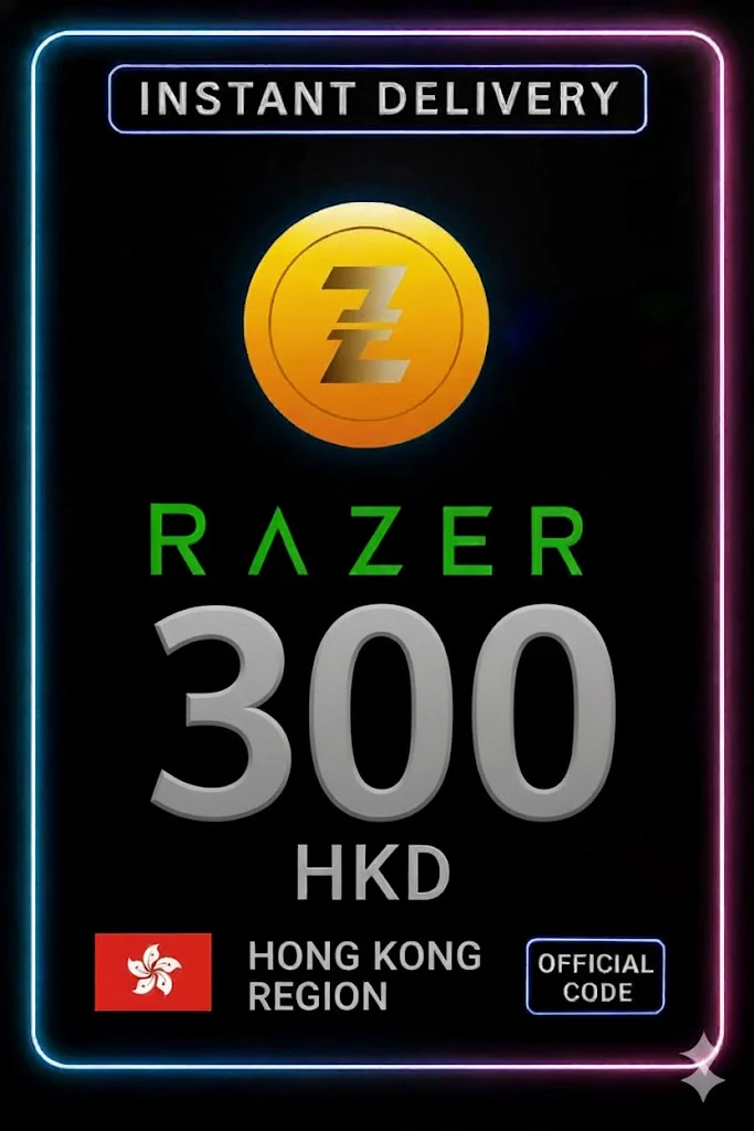 ڕەیزەر گۆڵد Hong Kong 300HKD · Razer Gold