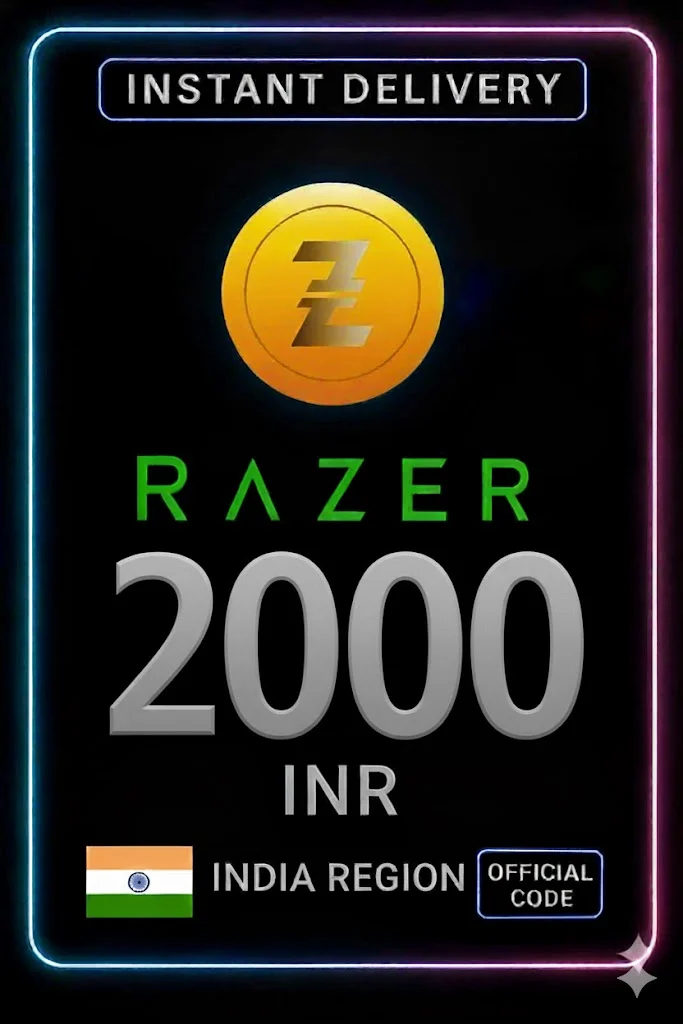 ڕەیزەر گۆڵد India INR 2000 · Razer Gold