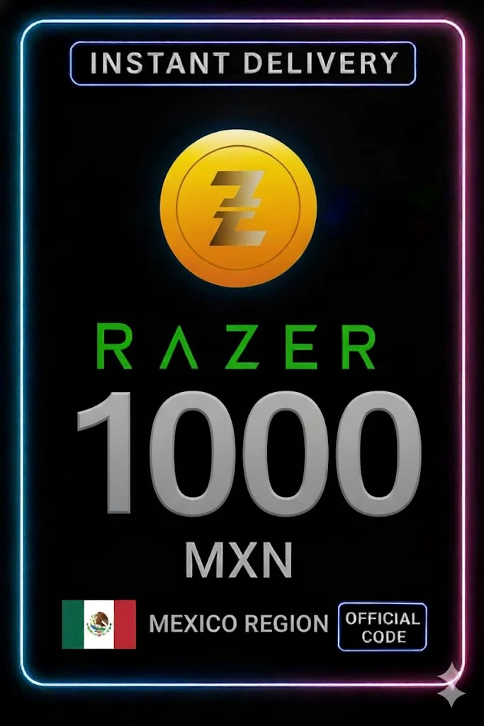 ريزر جولد Mexico 1000 MXN · Razer Gold