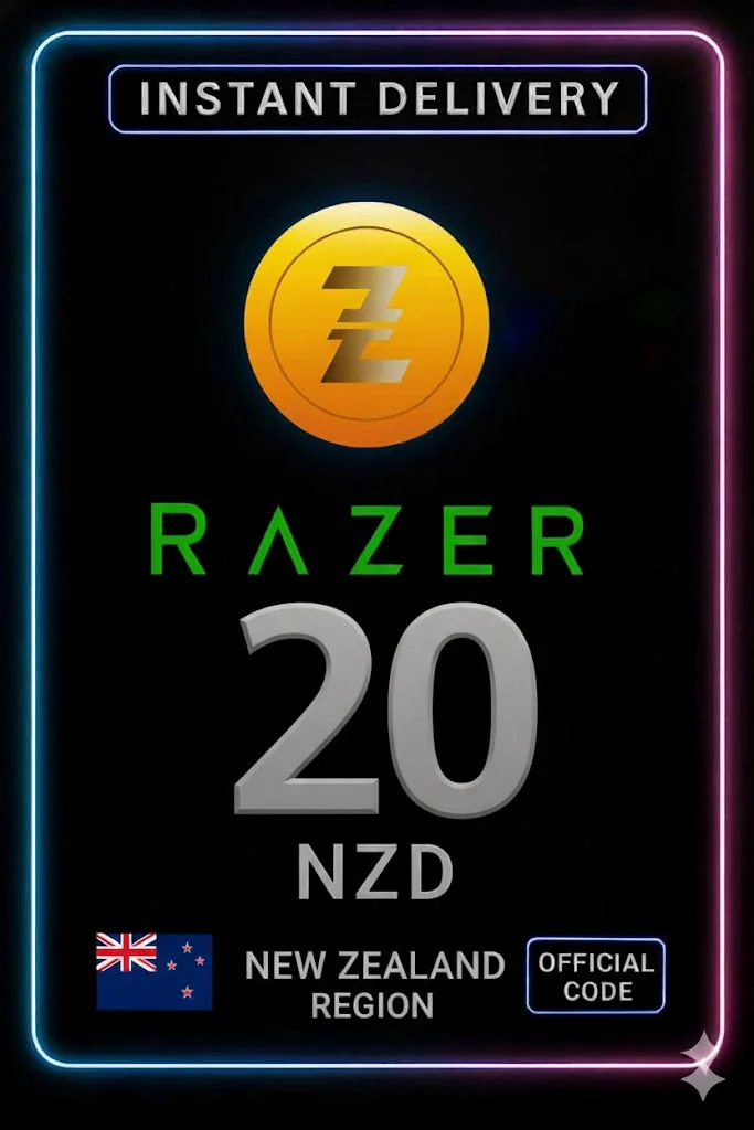 ڕەیزەر گۆڵد New Zealand NZD20 · Razer Gold