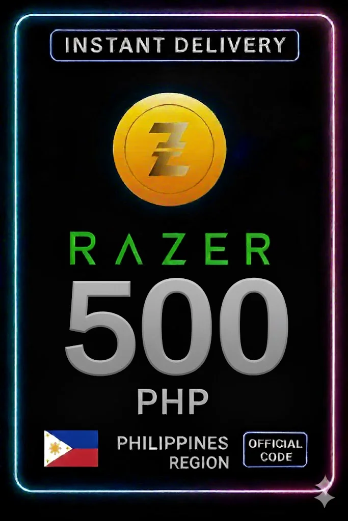 ڕەیزەر گۆڵد Phillipines PHP 500 · Razer Gold