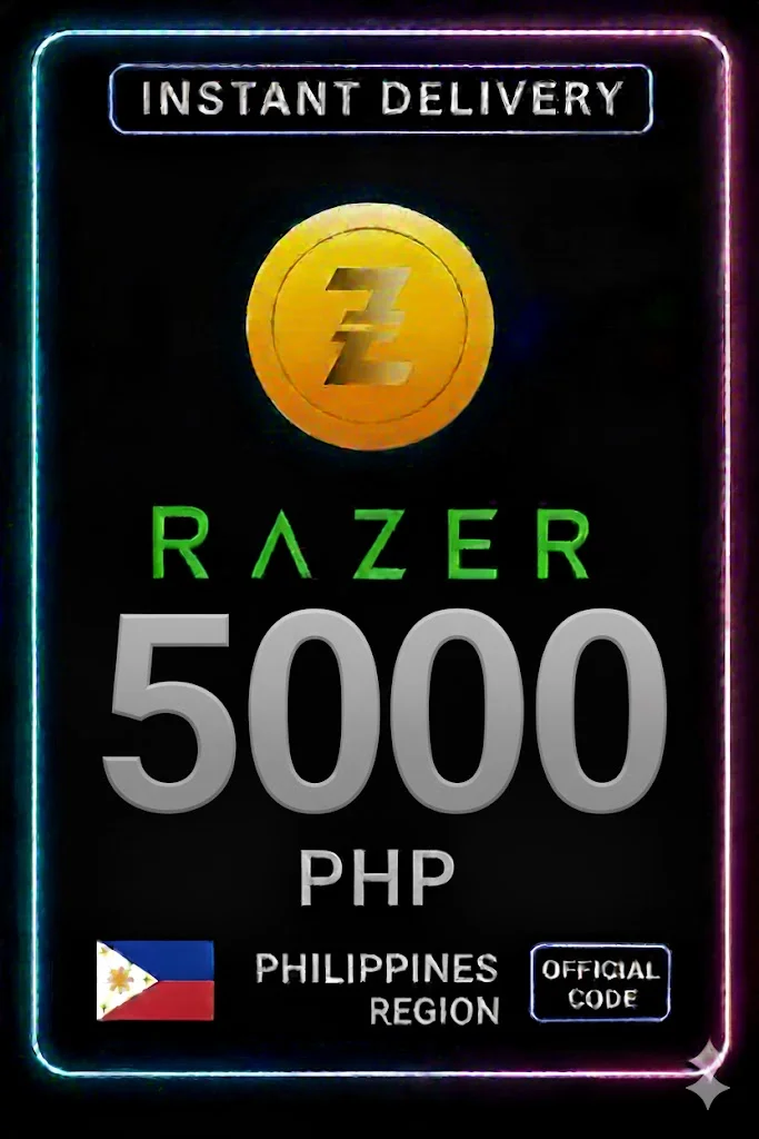 ڕەیزەر گۆڵد Phillipines PHP 5000 · Razer Gold