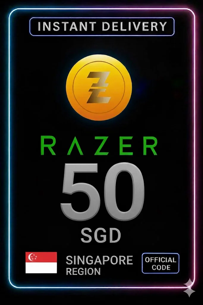ڕەیزەر گۆڵد Singapore SGD 50 · Razer Gold