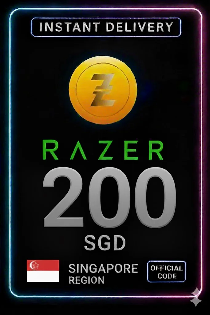ڕەیزەر گۆڵد Singapore SGD 200 · Razer Gold