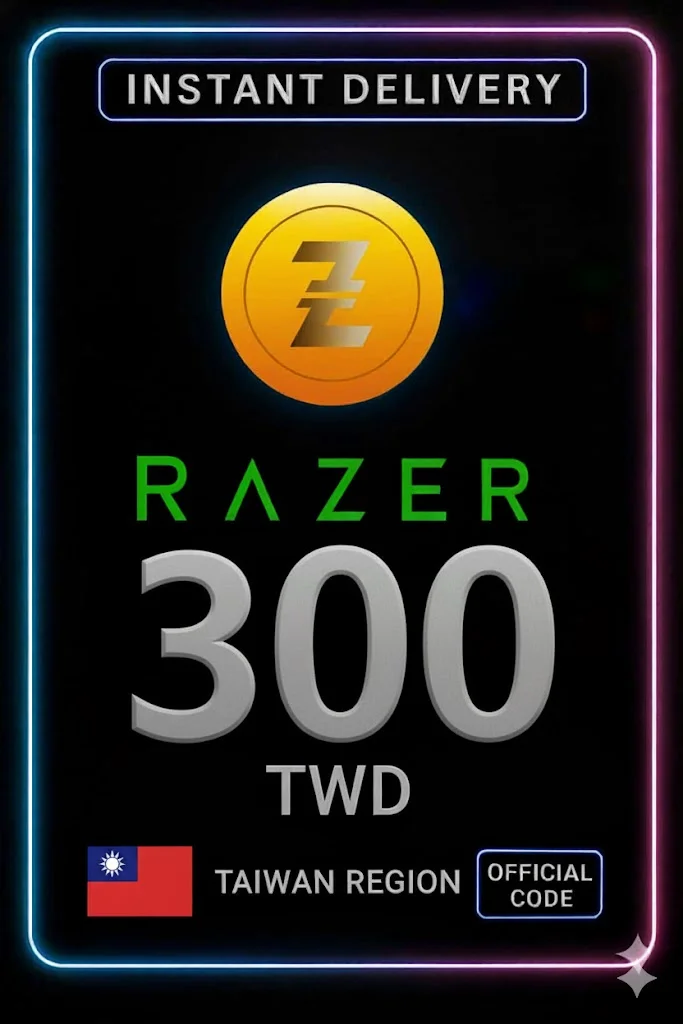 ريزر جولد Taiwan TWD 300 · Razer Gold