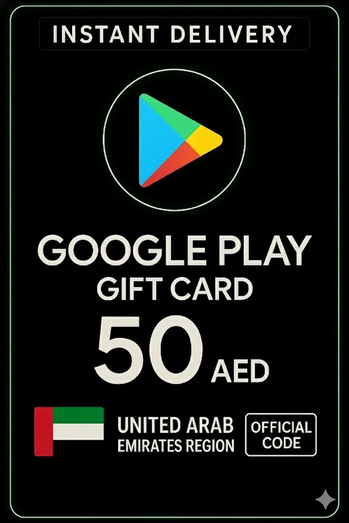گووگڵ پلەی Gift Card - Arab Emirates AED 50 · Google Play