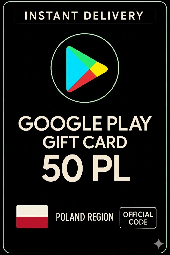 گووگڵ پلەی Gift Card - Poland PL 50 · Google Play