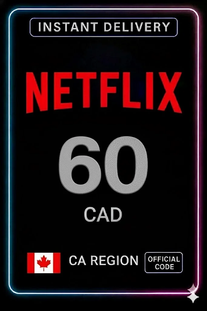 Netflix Gift Card 60 CAD CA