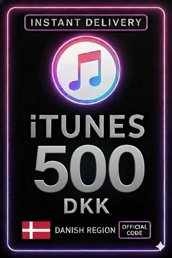 ئای تیونز Gift Card 500 DKK · iTunes
