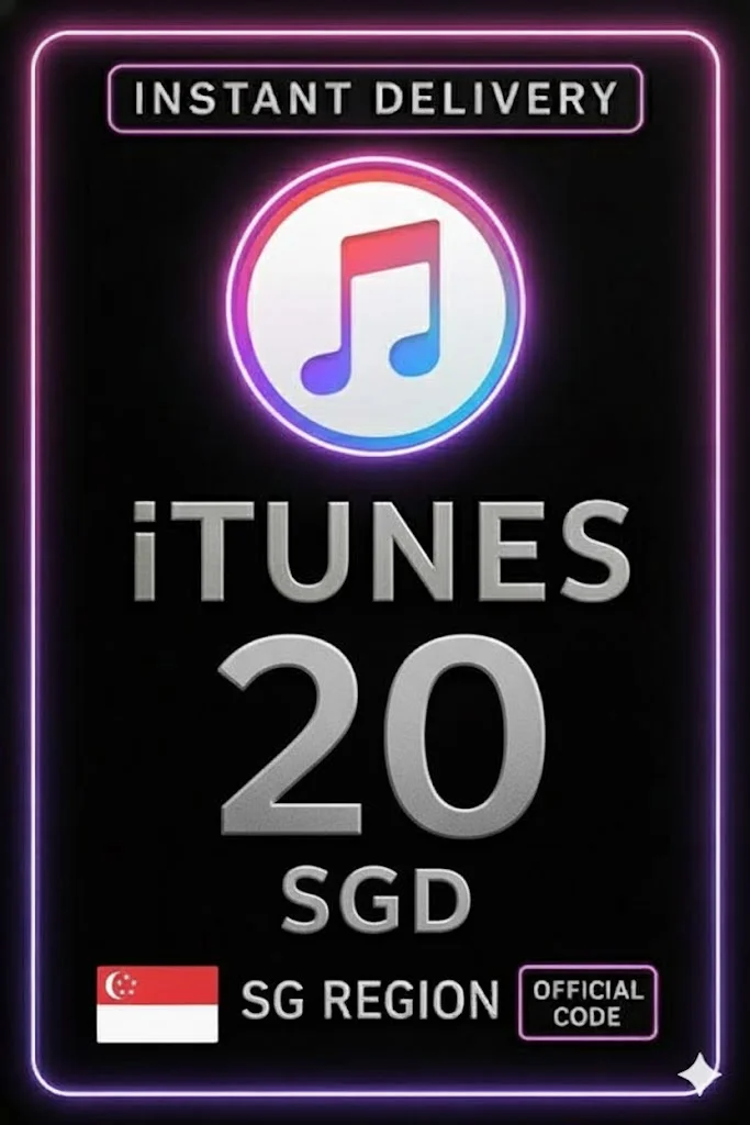 ئای تیونز Gift Card 20 SGD · iTunes