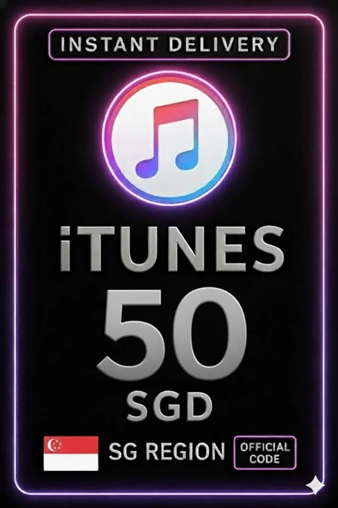 ئای تیونز Gift Card 50 SGD · iTunes
