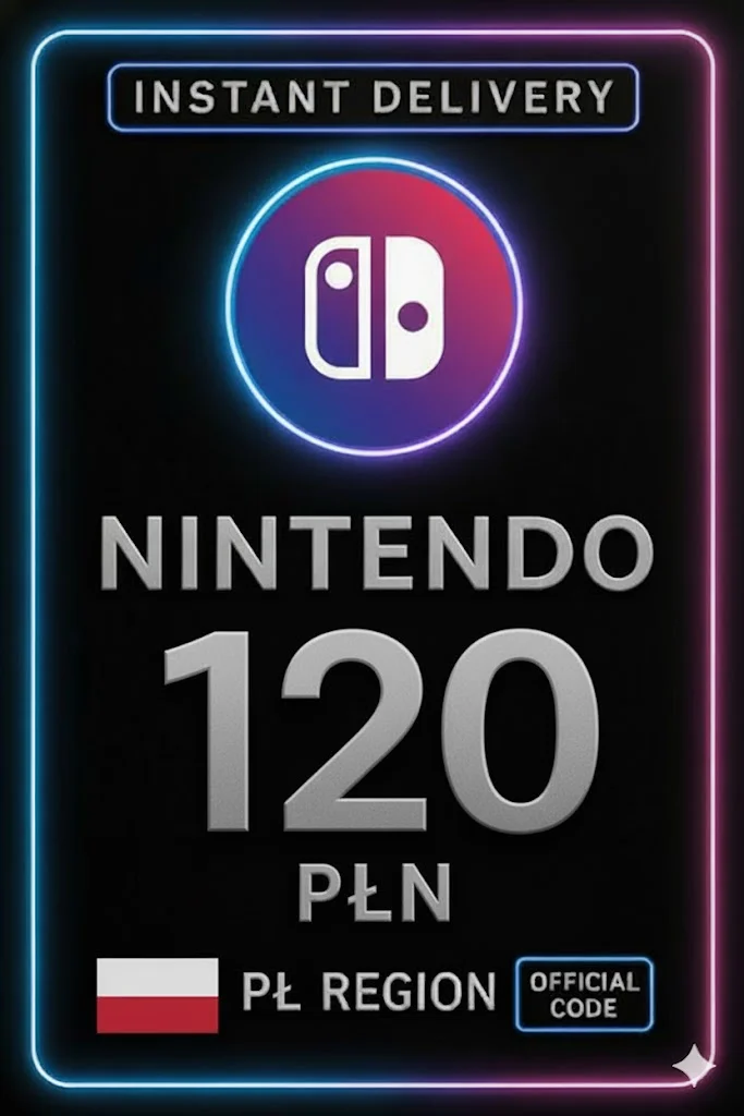 نینتێندۆ ئیشۆپ Prepaid Card - 120 PLN · Nintendo eShop